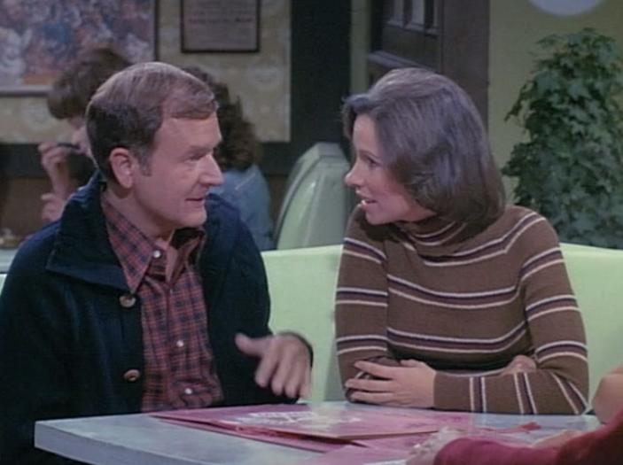 Bill Daily and Pat Finley in The Bob Newhart Show (1972)