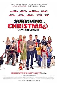 Joely Richardson, Ronni Ancona, James Fox, Patricia Hodge, Michael Landes, Sally Phillips, Julian Ovenden, Gemma Whelan, Sophie Simnett, Kitty Peterkin, Lochlan White, and Riley White in Christmas Survival (2018)