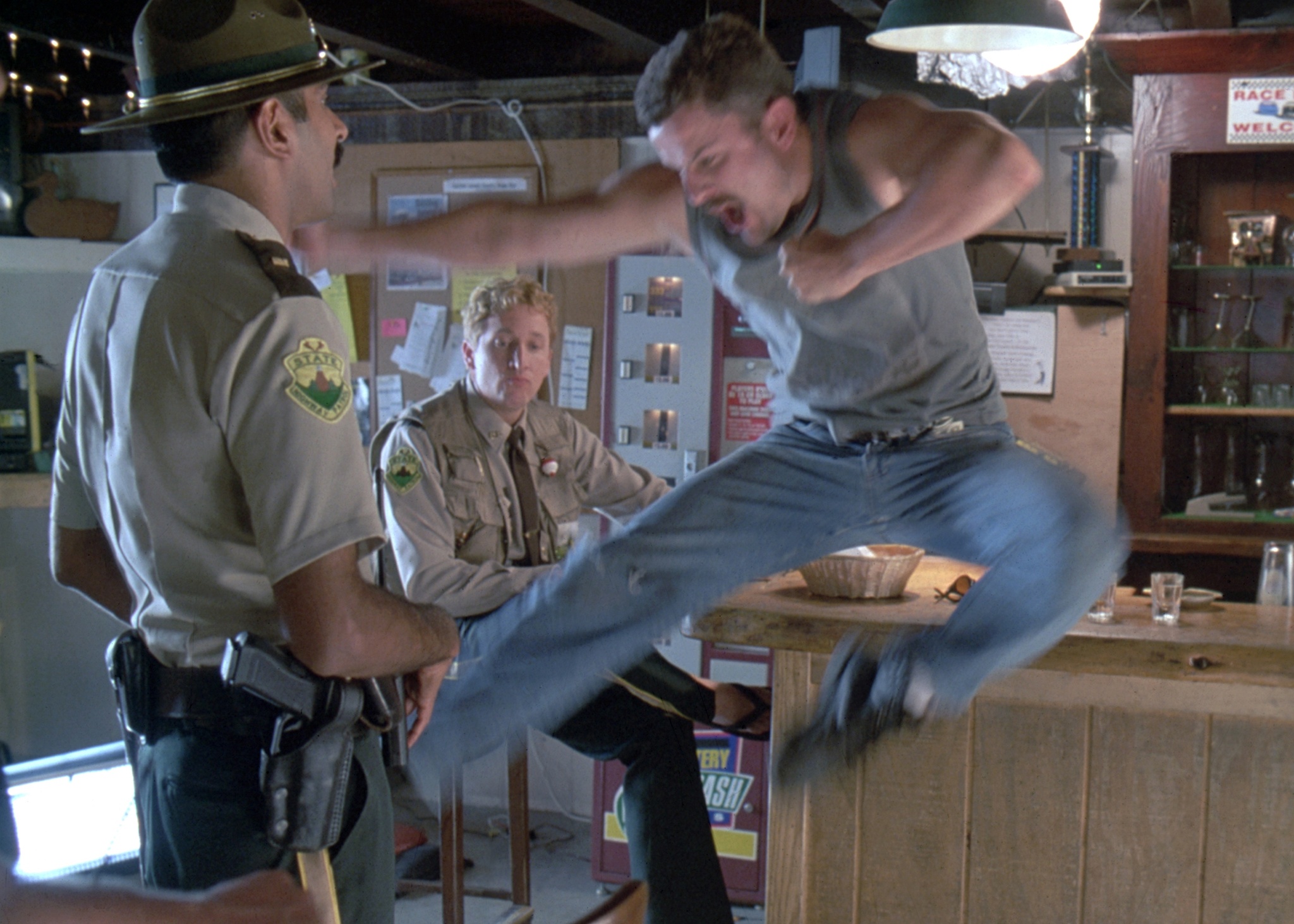 Jay Chandrasekhar, Steve Lemme, and Paul Soter in Super Troopers (2001)