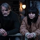 Mads Mikkelsen and Vanessa Hudgens in Polar (2019)