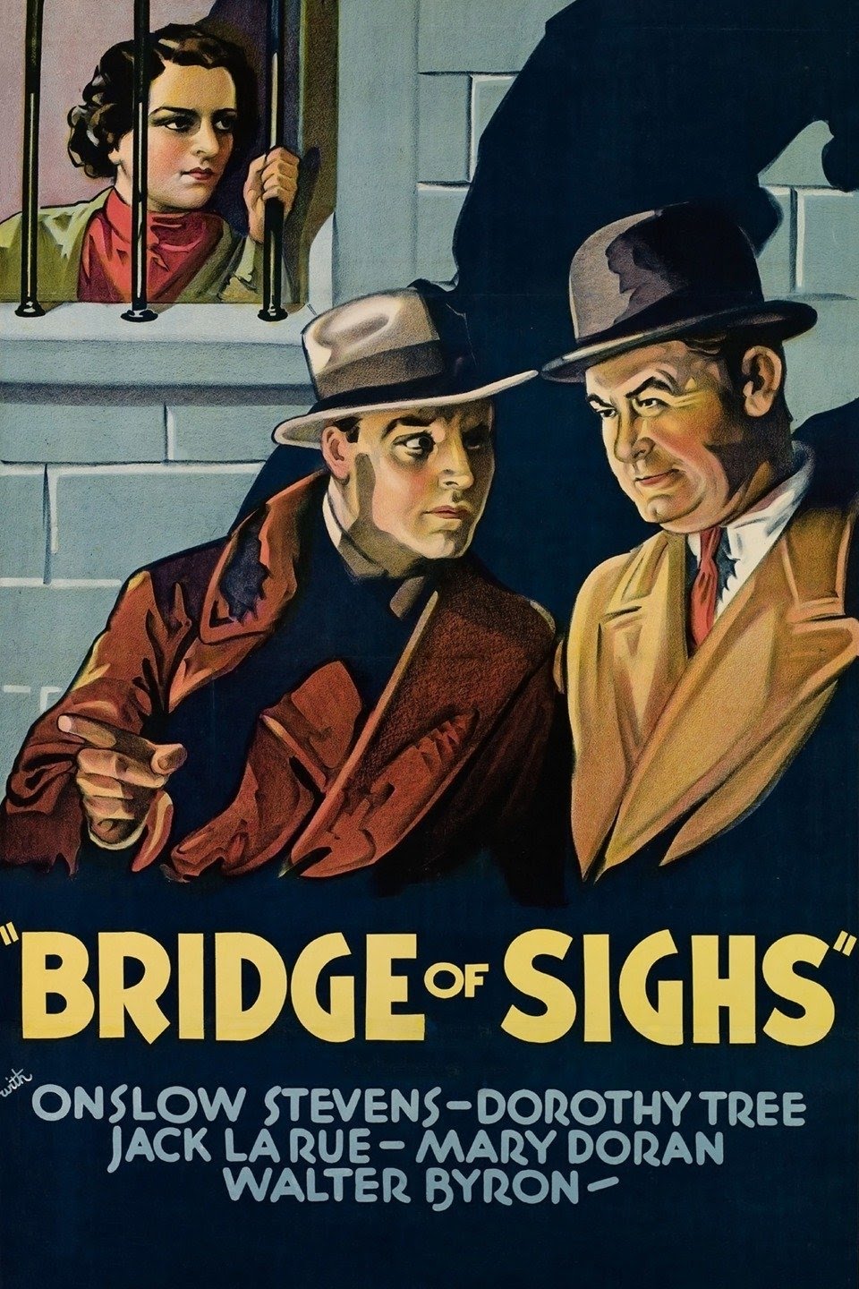 Jack La Rue, Onslow Stevens, and Dorothy Tree in The Bridge of Sighs (1936)