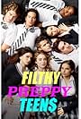 Gillian Vigman, Hannah Kasulka, Tajh Bellow, Gabriel Freilich, Troy Doherty, Max Carver, Lilan Bowden, Justin James Hughes, and Dylan Gelula in Filthy Preppy Teen$ (2016)