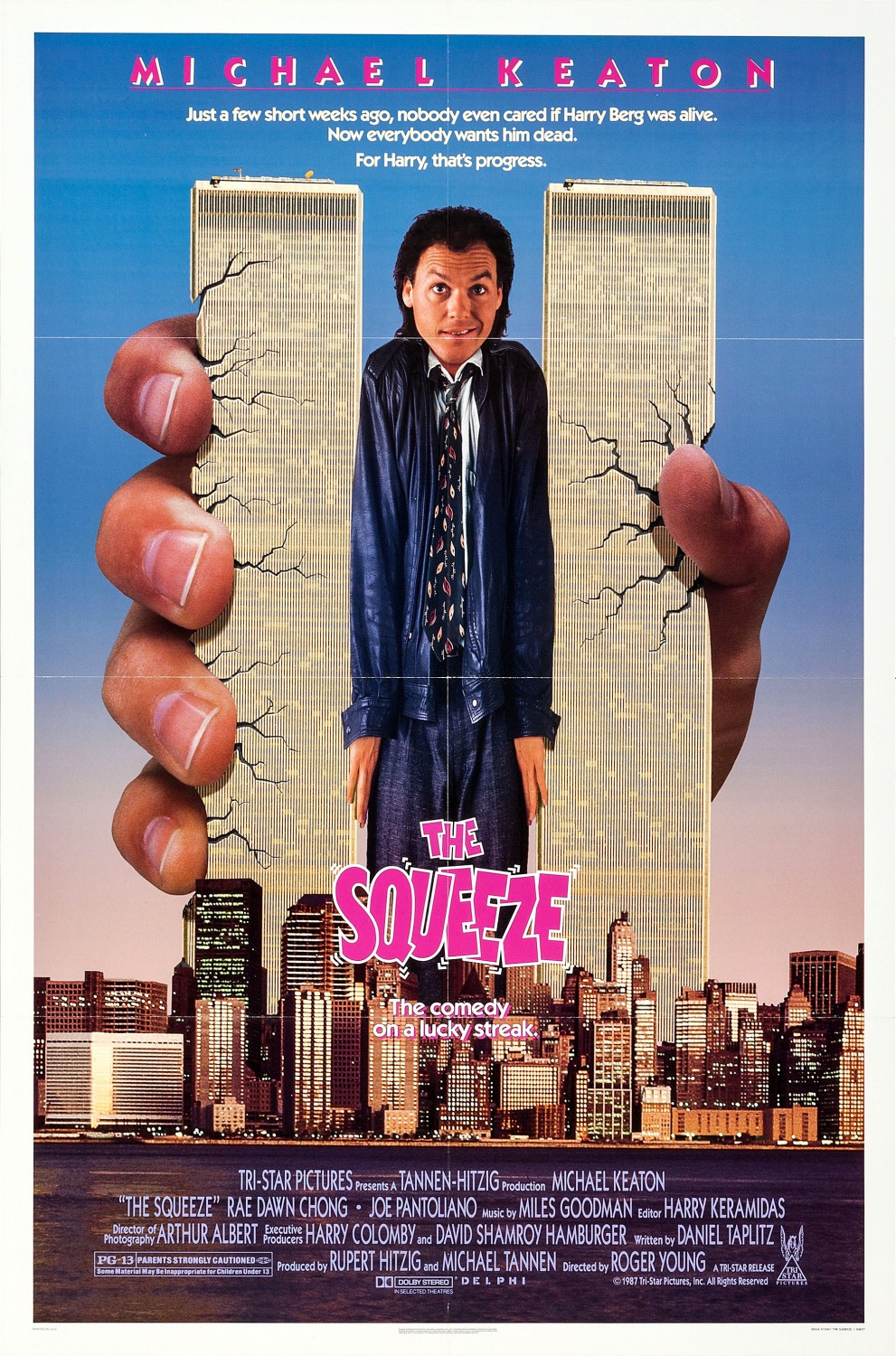 Michael Keaton in The Squeeze (1987)