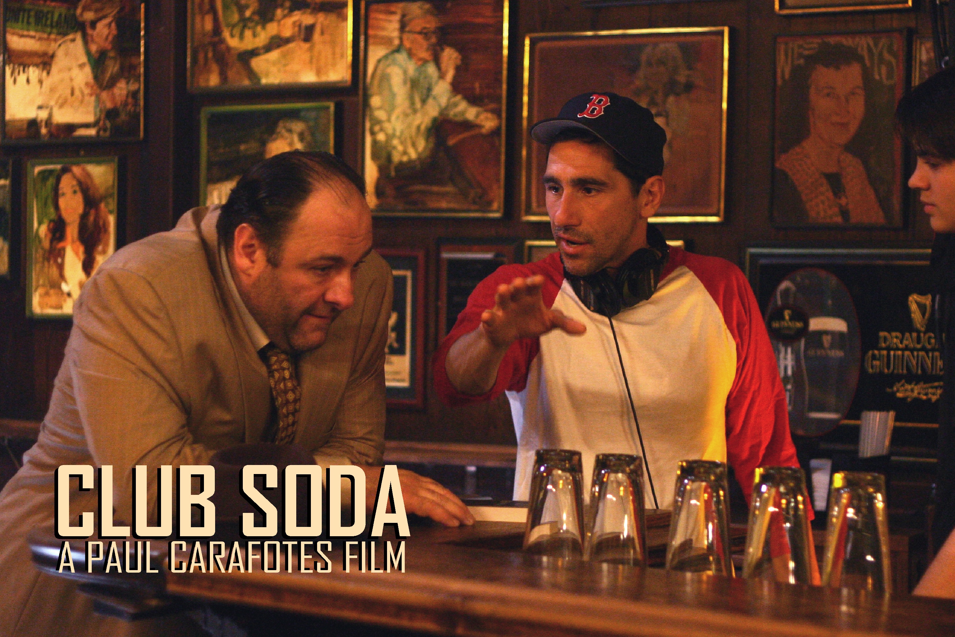 Directing James Gandolfini in "CLUB SODA"