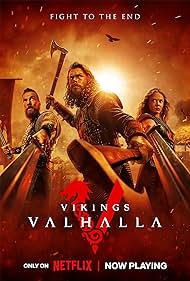 Leo Suter, Frida Gustavsson, and Sam Corlett in Vikings: Valhalla (2022)