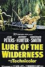 Jeffrey Hunter and Jean Peters in Lure of the Wilderness (1952)