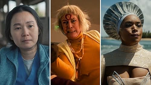 Get a quick look at the performances that earned nominations for Actress in a Supporting Role at the 95th Academy Awards. Who would you choose between Angela Bassett (Black Panther: Wakanda Forever), Jamie Lee Curtis (Everything Everywhere All at Once), Kerry Condon (The Banshees of Inisherin), Stephanie Hsu (Everything Everywhere All at Once), and Hong Chau (The Whale)?