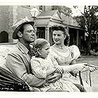 William Holden, Coleen Gray, and Mary Jane Saunders in Father Is a Bachelor (1950)