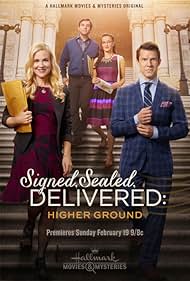 Kristin Booth, Yan-Kay Crystal Lowe, Eric Mabius, and Geoff Gustafson in Signed, Sealed, Delivered: Higher Ground (2017)