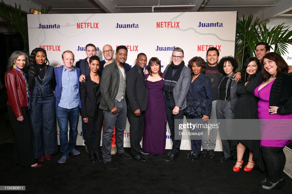 Cast and crew at the New York premiere of Juanita