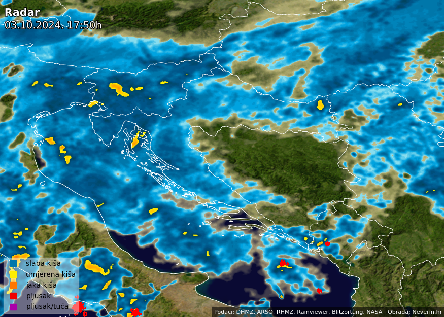 Weather radar Croatia