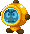 Sprite of a Goomdiver from Mario & Luigi: Superstar Saga   Bowser's Minions.