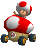 In-game model with Toad