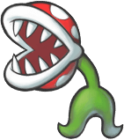 A Fire Stalking Piranha Plant in Mario & Luigi: Superstar Saga   Bowser's Minions.