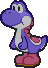 A Purple Yoshi in Paper Mario.