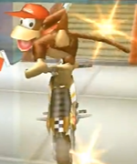 Diddy Kong performing a Trick