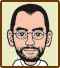 Icon for Bakataru Kato, one of the famous people who created microgames for WarioWare: D.I.Y.