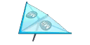 Light blue Mii's Super Glider in Mario Kart 7