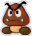 A Paper Goomba from Mario & Luigi: Paper Jam