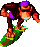 Unused Space World 2000 Funky Kong sprite