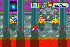 The Bowser mini-game, Peek-n-Sneak from Mario Party Advance