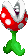 Sprite of a Fire Stalking Piranha Plant from Mario & Luigi: Bowser's Inside Story   Bowser Jr.'s Journey.