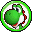 A badge of Yoshi.