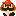 A Goomba, under the effect of the 30th Anniversary Mario amiibo, in Super Mario Maker.