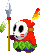 Sprite of a Spear Guy from Mario & Luigi: Bowser's Inside Story + Bowser Jr.'s Journey.