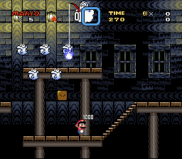 The Choco-Ghost House from Super Mario World.