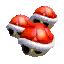 Triple Red Shells