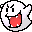 An unused Big Boo from Super Mario Advance 4: Super Mario Bros. 3