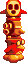 Sprite of a totem pole from Mario Kart: Super Circuit