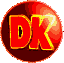 An item balloon with DK logo