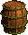 A Vine Barrel as it appears in Donkey Kong Country