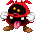 Sprite of a Red Virus from Mario & Luigi: Superstar Saga   Bowser's Minions.