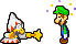 Psycho Kamek with Luigi