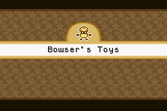 Bowser's Toys in Mario Party Advance