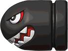 Sprite of Banzai Bill's team image, from Puzzle & Dragons: Super Mario Bros. Edition.