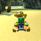 Koopa Troopa performing a trick.