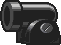 Sprite of a Bill Blaster, from Paper Mario.