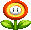 Sprite of the Fire Flower from Mario & Luigi: Bowser's Inside Story   Bowser Jr.'s Journey