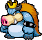 Blizzard Midbus's battle sprite, from Mario & Luigi: Bowser's Inside Story.