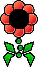 Sprite of a red Floro Sapien from Super Paper Mario.