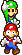 Mario and Luigi using the Tickle