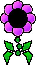 Sprite of a purple Floro Sapien from Super Paper Mario.