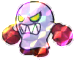 A shiny Paper Broozer's battle sprite from Mario & Luigi: Paper Jam.