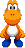 An Orange Yoshi from Mario & Luigi: Superstar Saga   Bowser's Minions