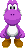 A Purple Yoshi from Mario & Luigi: Superstar Saga   Bowser's Minions