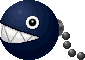 Sprite of a Chain Chomp from Mario & Luigi: Bowser's Inside Story   Bowser Jr.'s Journey.